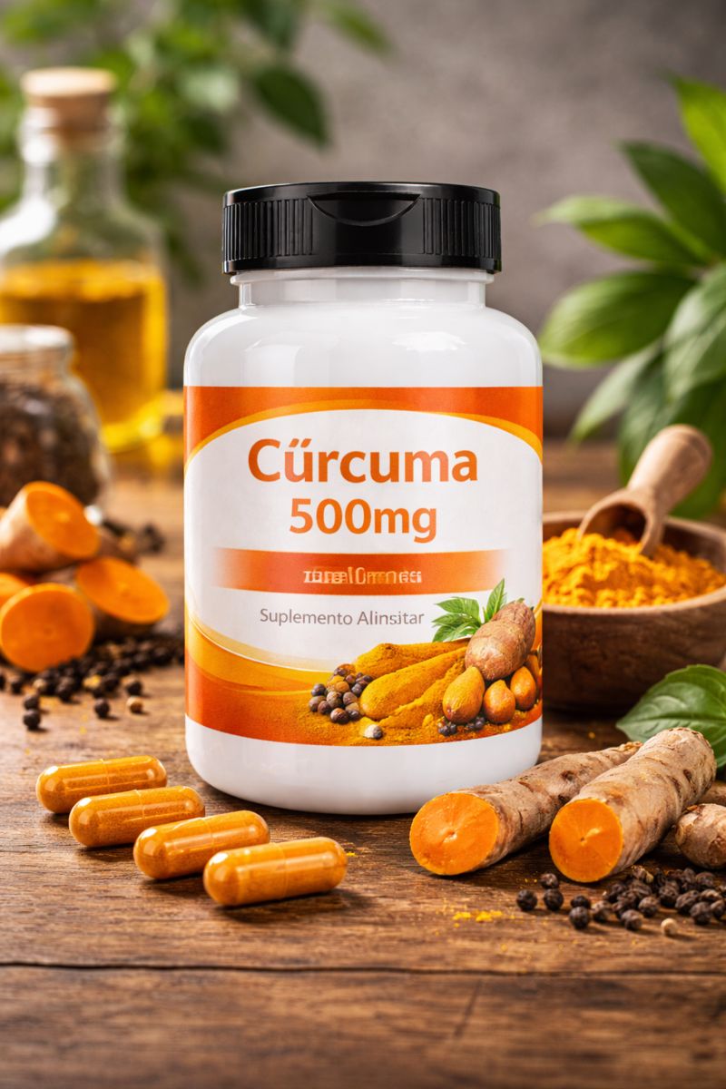 Cúrcuma 500mg: um suplemento tradicional com uso moderno