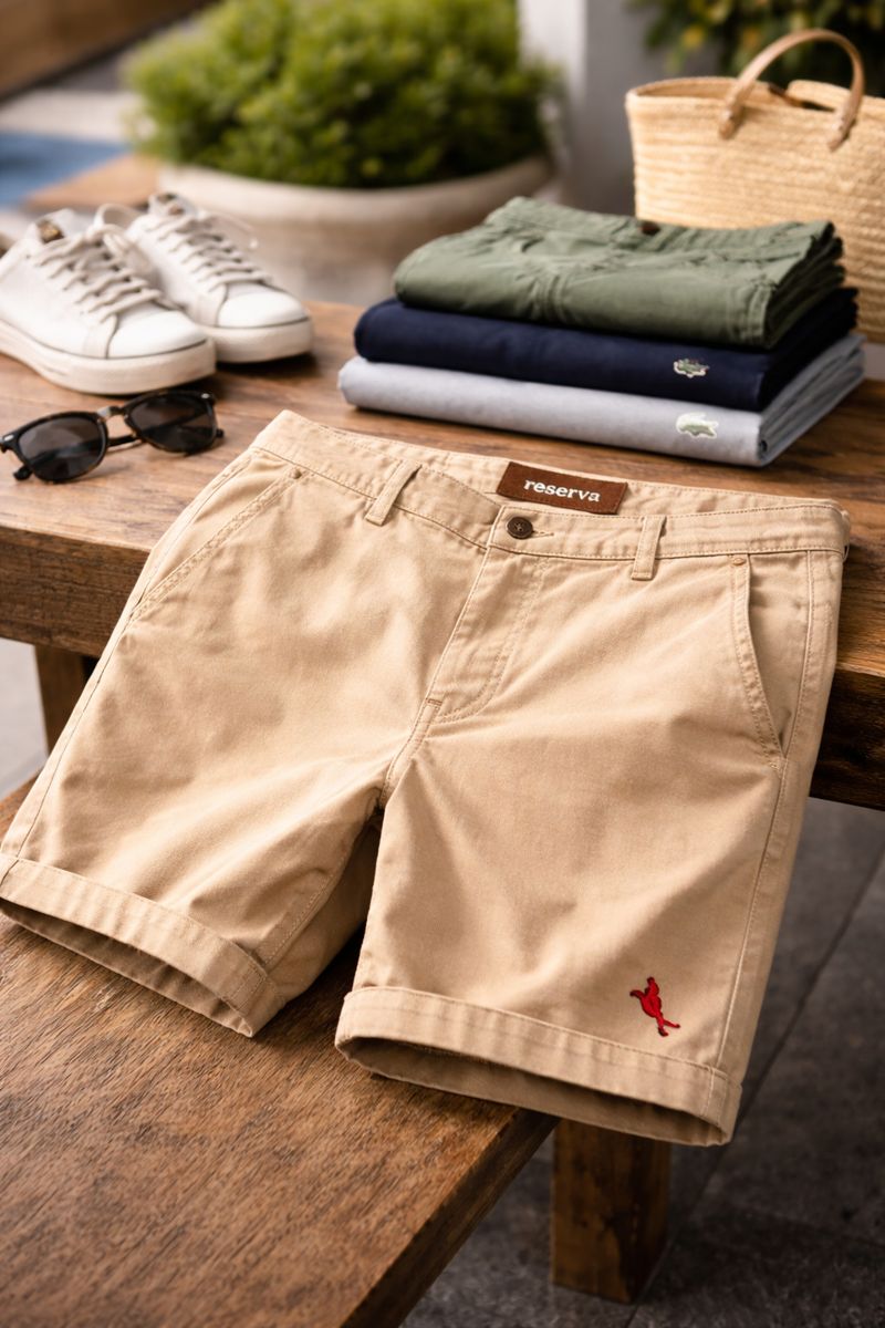 Bermuda Reserva: estilo casual com toque sofisticado para todos os momentos